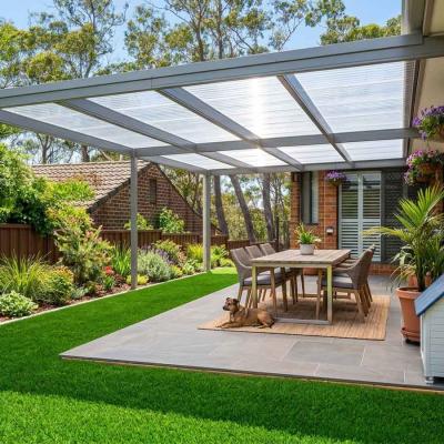 Clear Skillion Patio
